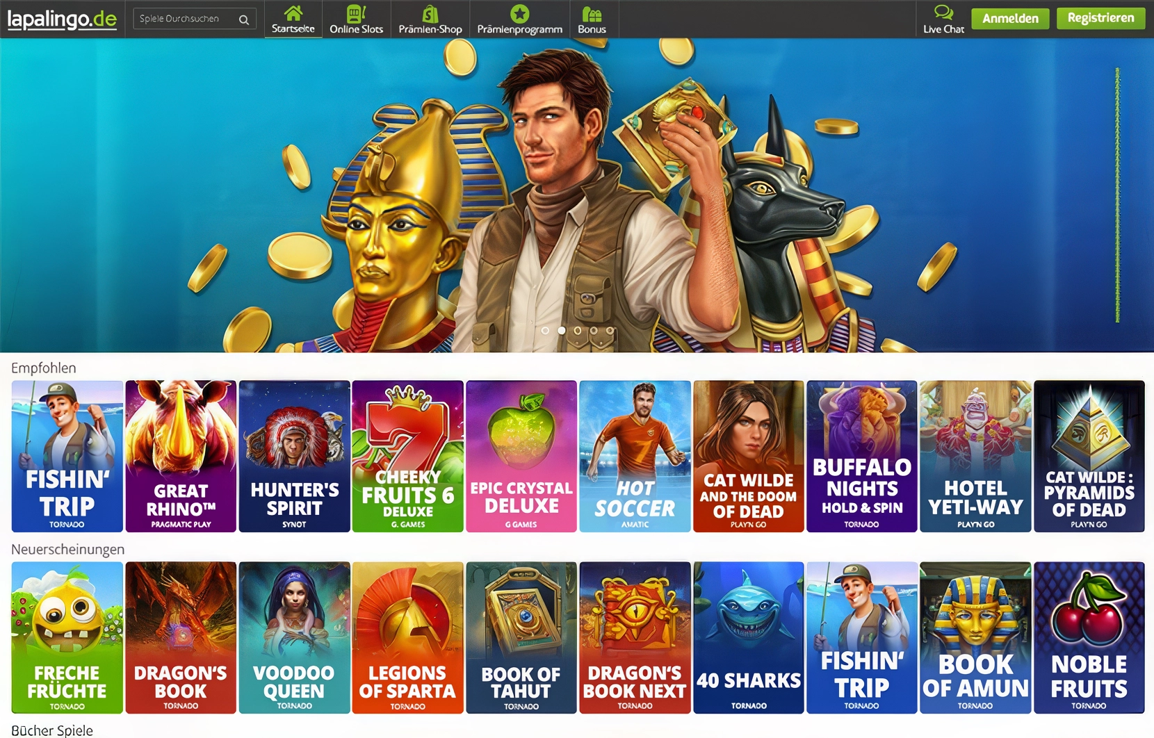 Lapalingo – Top Anbieter für Spielautomaten mit höchster Sicherheit